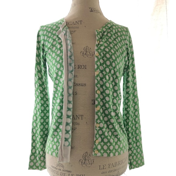 Charter Club Green Cardigan PM - Picture 2 of 10